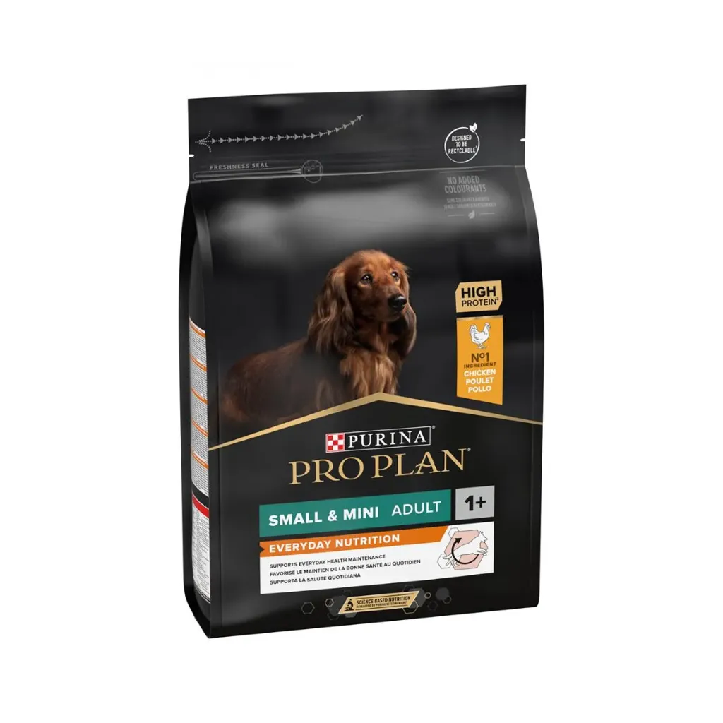 PURINA PRO PLAN Everyday Nutrition Small & Mini Adult 1+ au poulet pour chien - Sac de 7 kg