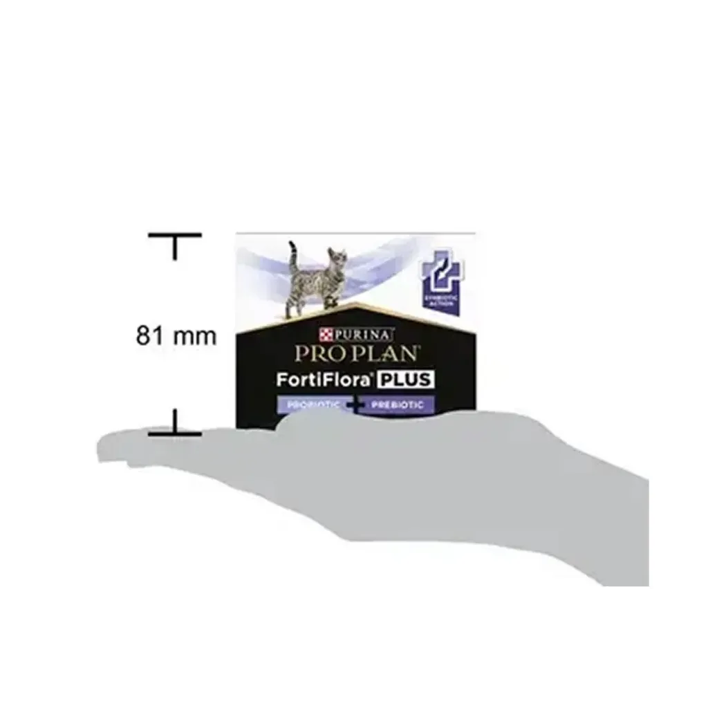 PURINA PRO PLAN FortiFlora Plus Probiotique pour chat - Boîte de 7 sachets de 1g