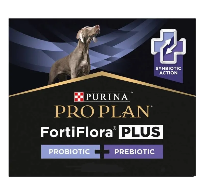 [32759] PURINA PRO PLAN FortiFlora Plus Probiotique pour chien - Boîte de 7 sachets de 1g