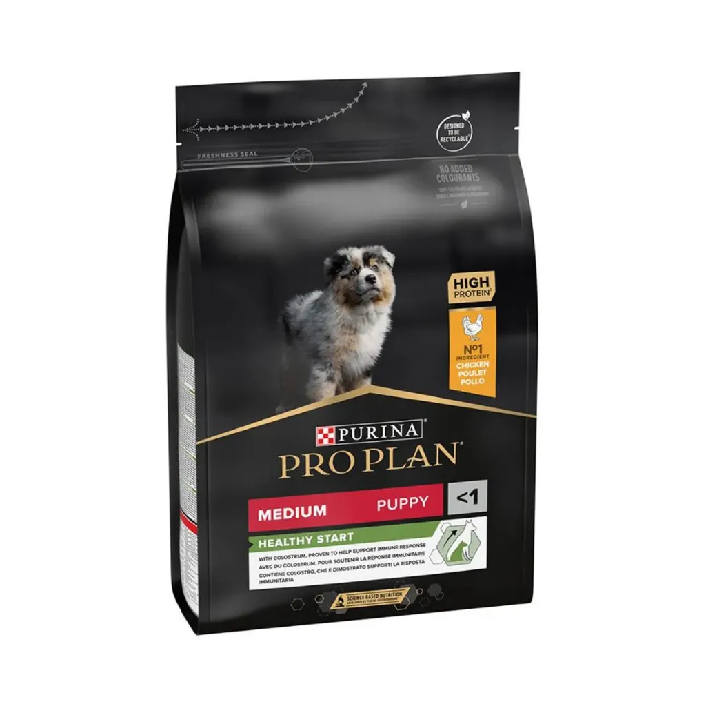 PURINA PRO PLAN Healthy Start Medium Puppy <1 au poulet pour chien - Sac de 3 kg
