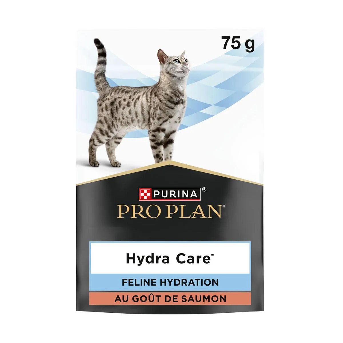 [32210] PURINA PRO PLAN Hydra Care pour chat au saumon - 10 sachets de 75 g