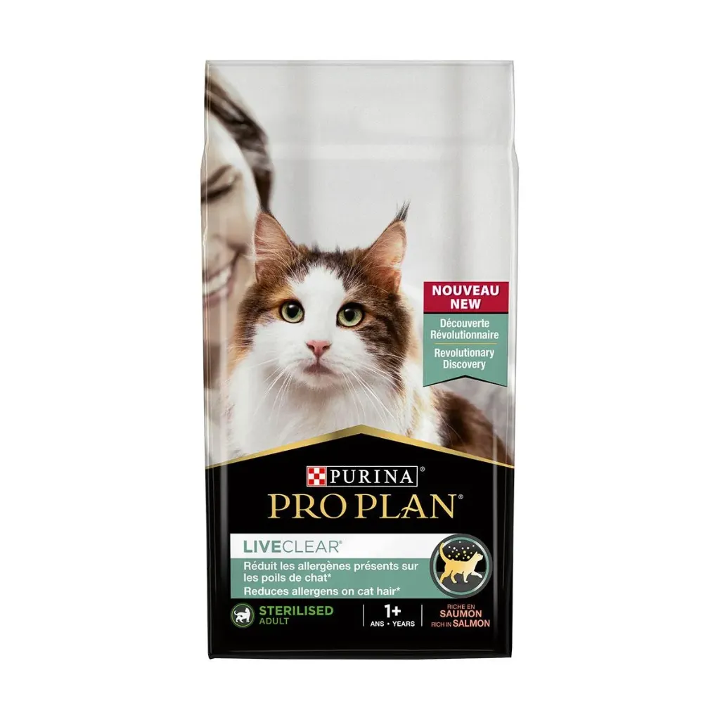 [12596] PURINA PRO PLAN LiveClear Sterilised Adult 1+ au saumon pour chat - Sac de 1,4 kg