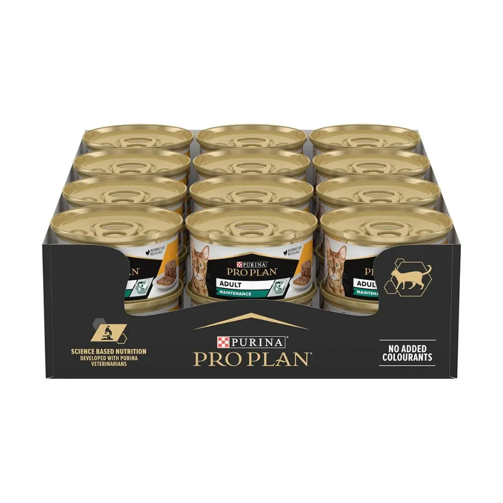 [16266] PURINA PRO PLAN Maintenance Adult au poulet pour chat - 24 boîtes de 85 g