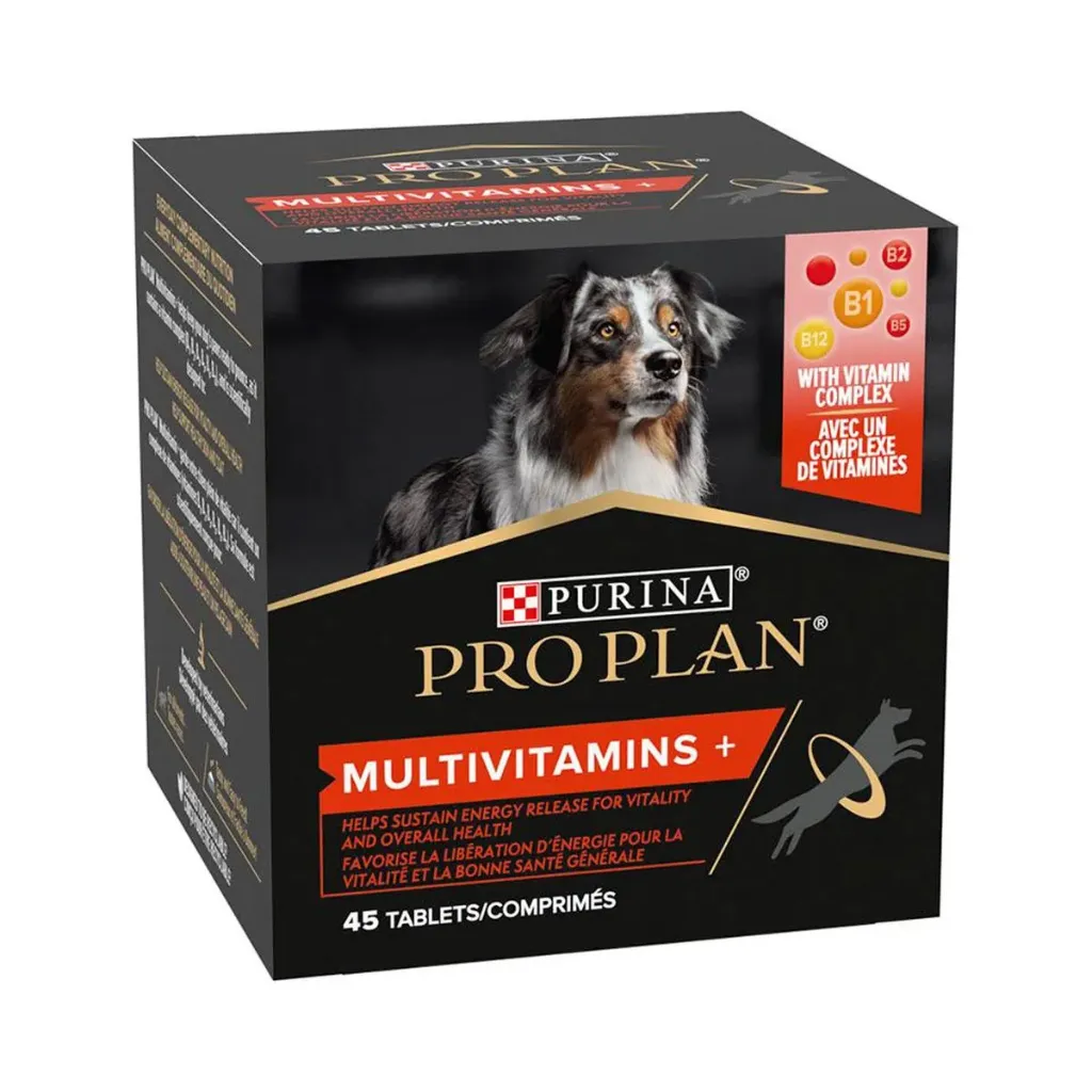PURINA PRO PLAN Multivitamins + Adult pour chien - Pot de 45 comprimés
