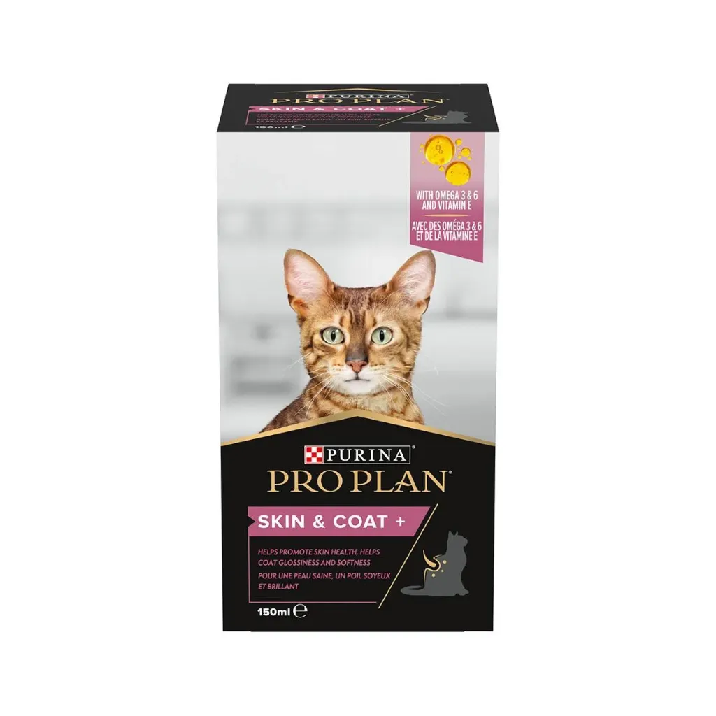 [15975] PURINA PRO PLAN Skin & Coat +Adult pour chat - Flacon de 150 ml