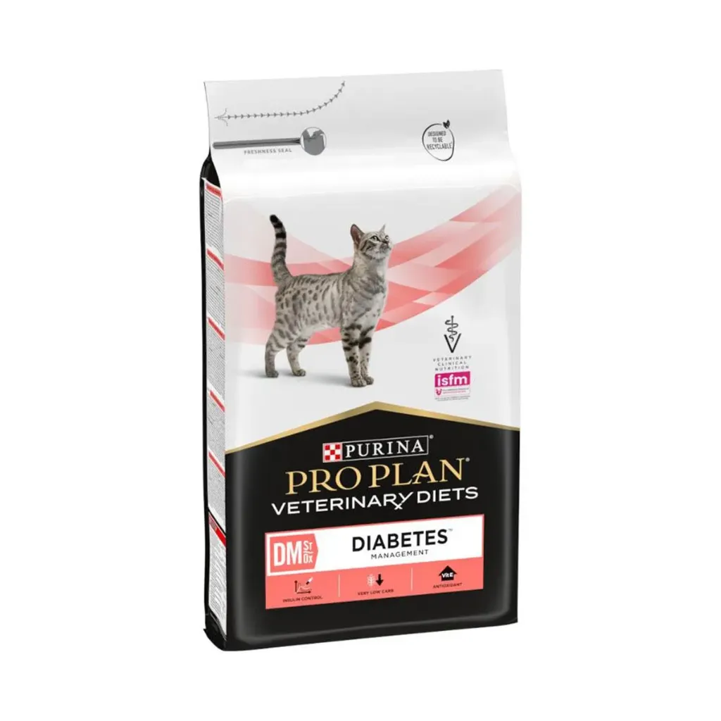 PURINA PRO PLAN VETERINARY DIETS DM St/Ox Diabetes Management pour chat - Sac de 5 kg
