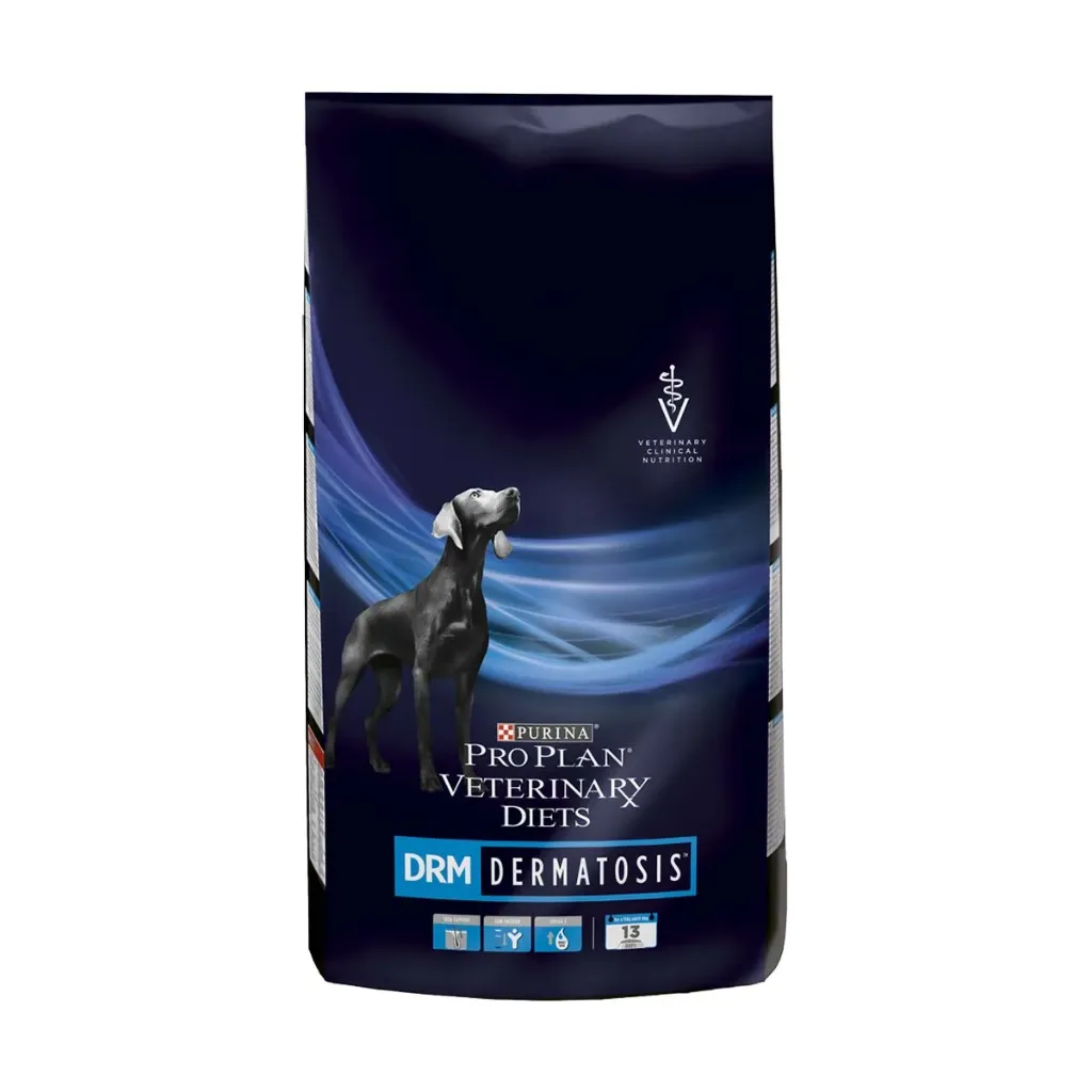 PURINA PRO PLAN VETERINARY DIETS DRM Dermatosis pour chien - Sac de 12 kg