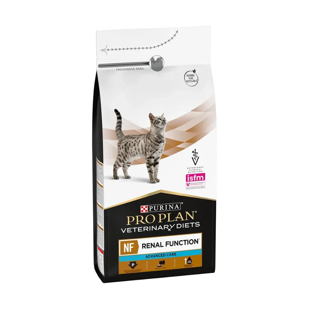 PURINA PRO PLAN VETERINARY DIETS NF Renal Function Advanced Care pour chat - Sac de 1,5 kg