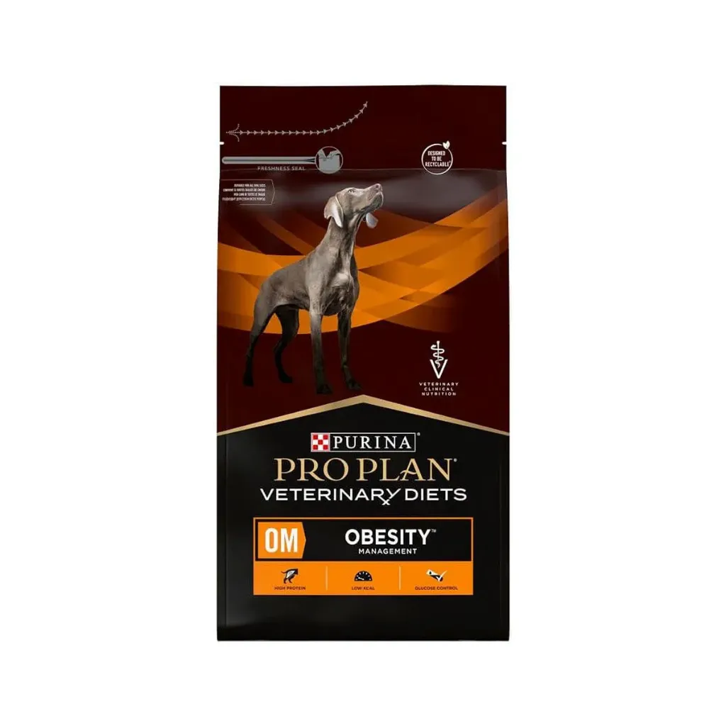PURINA PRO PLAN VETERINARY DIETS OM Obesity Management pour chien - Sac de 12 kg