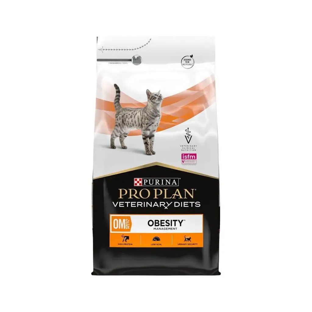 PURINA PRO PLAN VETERINARY DIETS OM St/Ox Obesity Management pour chat - Sac de 1,5 kg