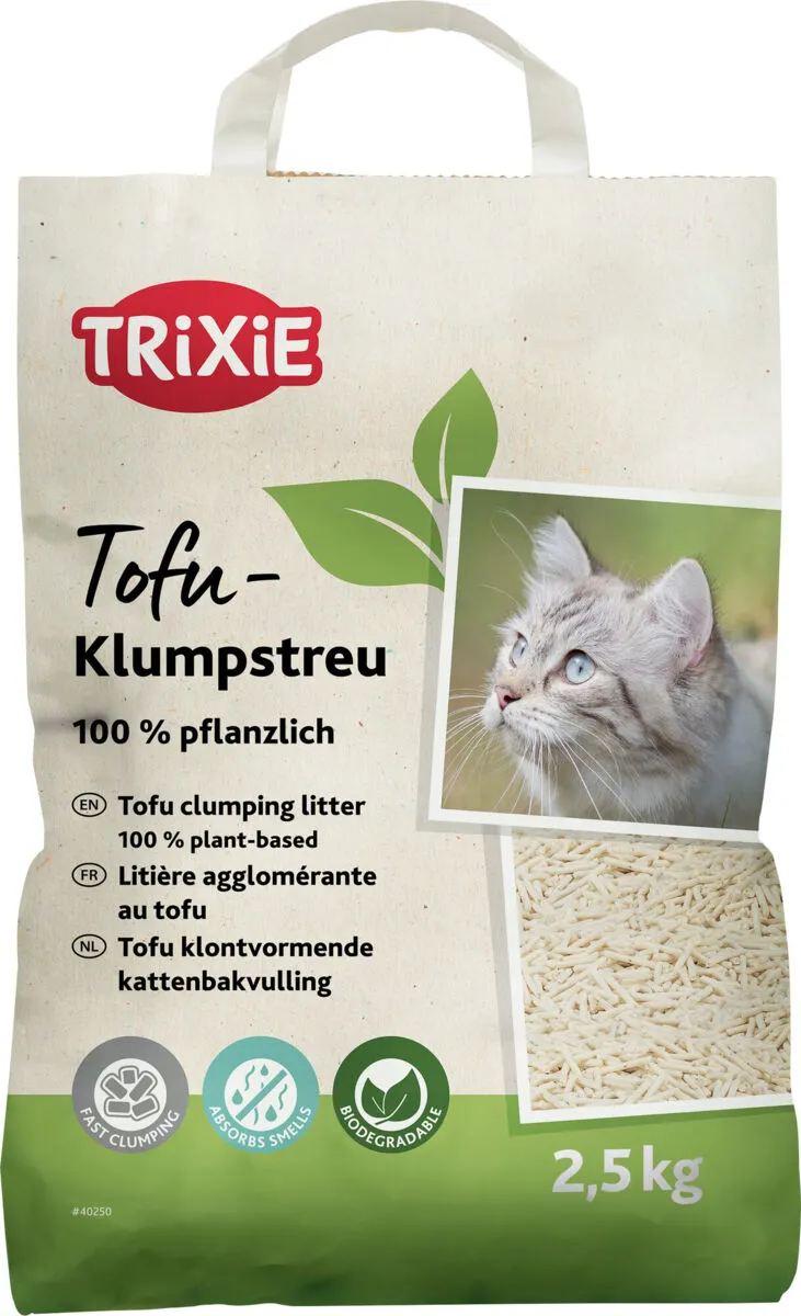 [40250] Litière agglomérante au tofu 2,5 kg Trixie