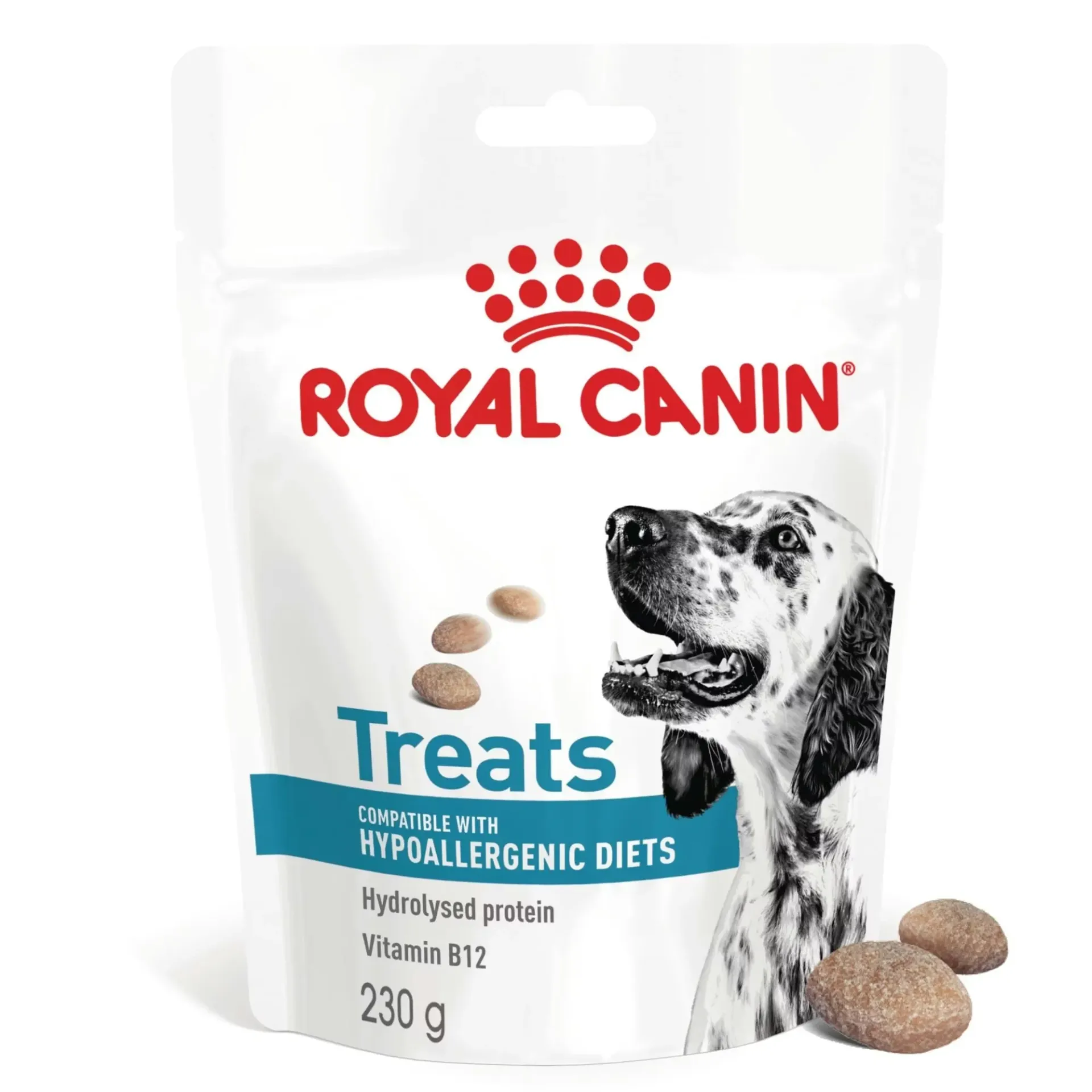 ROYAL CANIN Treats Hypoallergenic Diets pour chien - Sachet de 230g